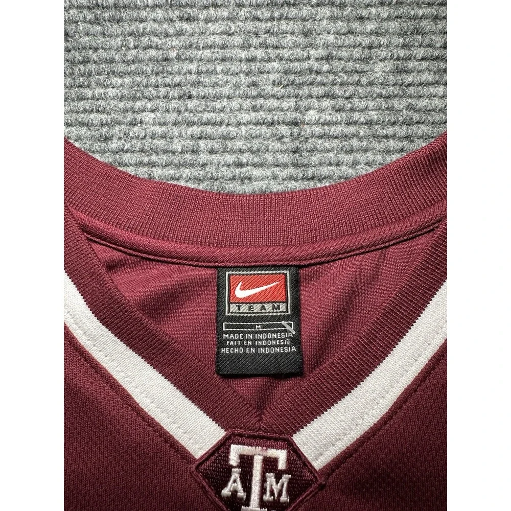 Vintage Y2K‎ Nike Texas A&M Basketball Jersey Size Medium Collegiate